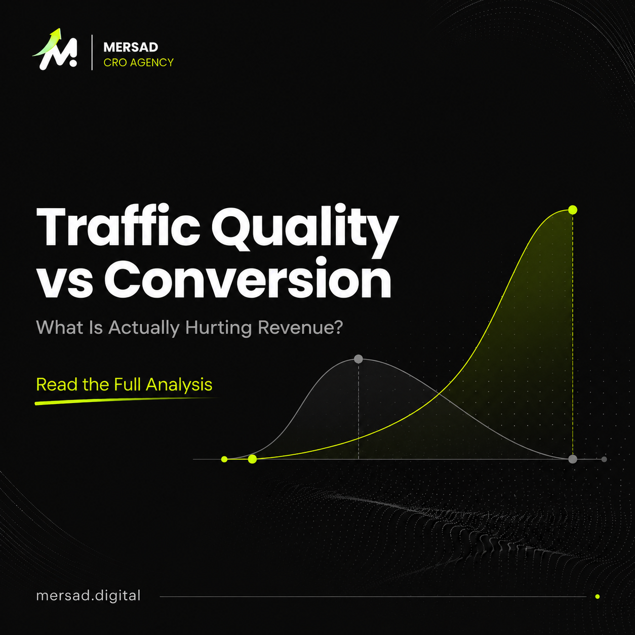 Traffic Quality vs Conversion Rate: How to Tell What Is Actually Hurting Revenue — Mersad ecommerce CRO insight.