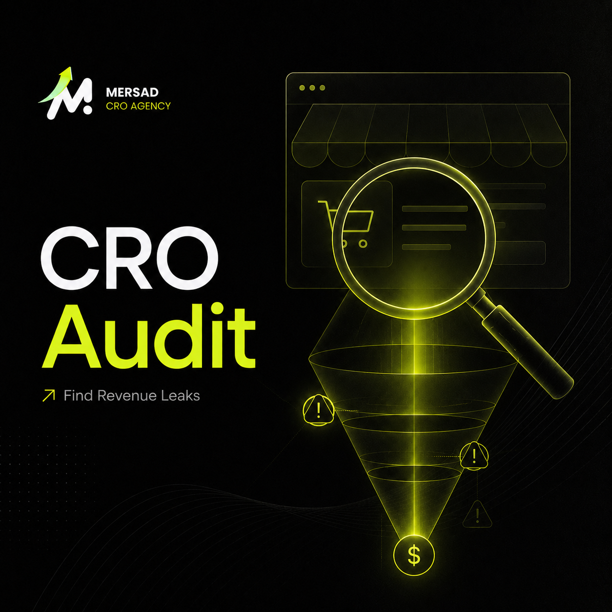 How to Conduct an Ecommerce CRO Audit: Framework, Checklist, and Prioritization visual for Mersad Insights.