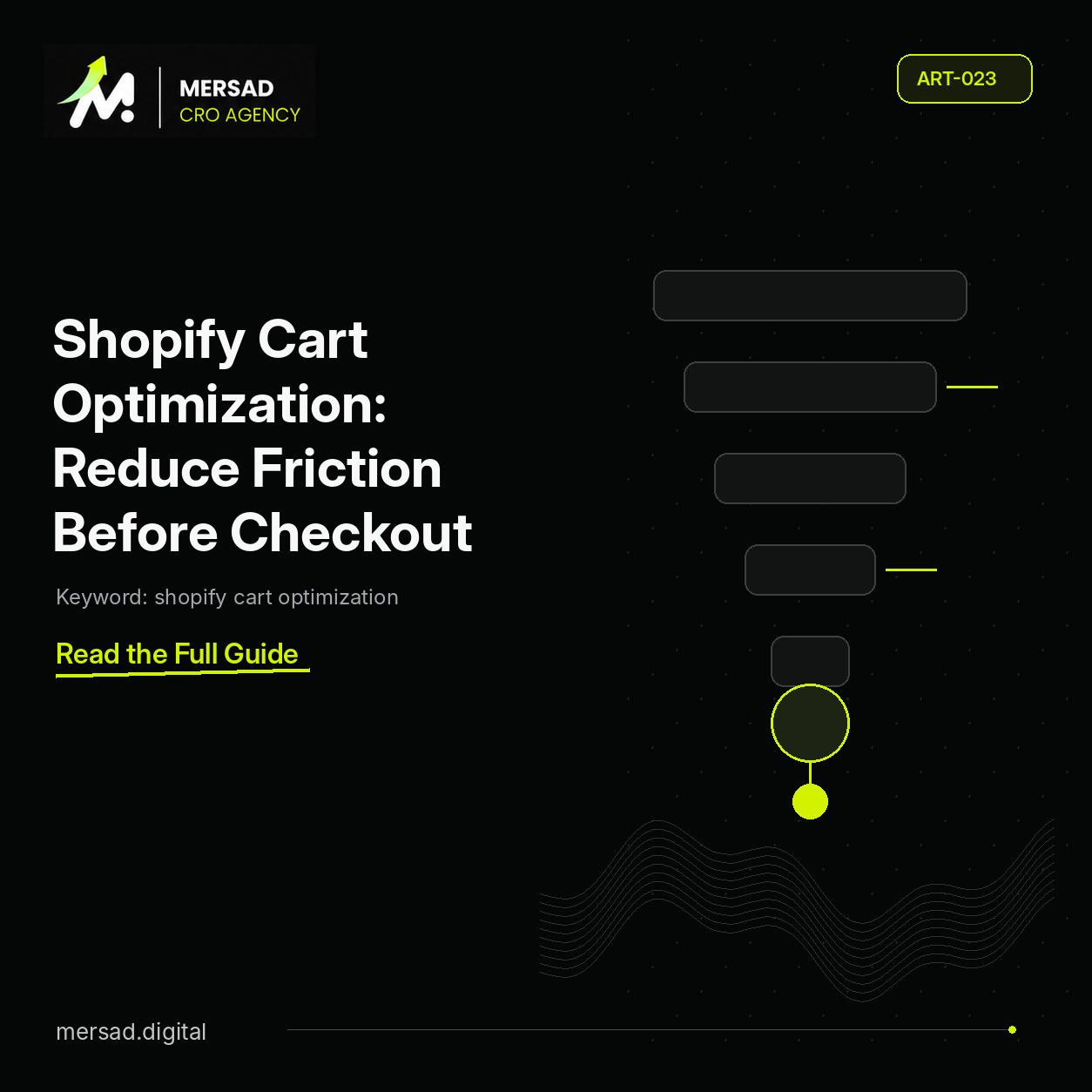 Shopify Cart Optimization: Reduce Friction Before Checkout — Mersad ecommerce CRO insight.
