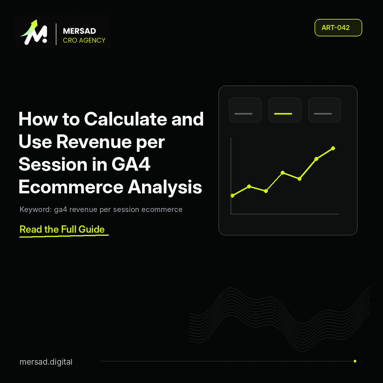 How to Calculate and Use Revenue per Session in GA4 Ecommerce Analysis — Mersad ecommerce CRO insight.