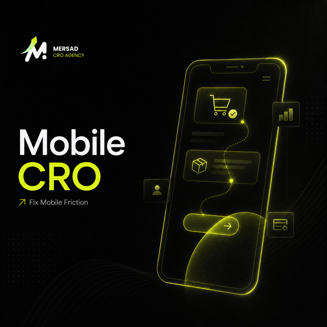 Mobile Ecommerce CRO: How to Identify and Fix Mobile Conversion Friction visual for Mersad Insights.