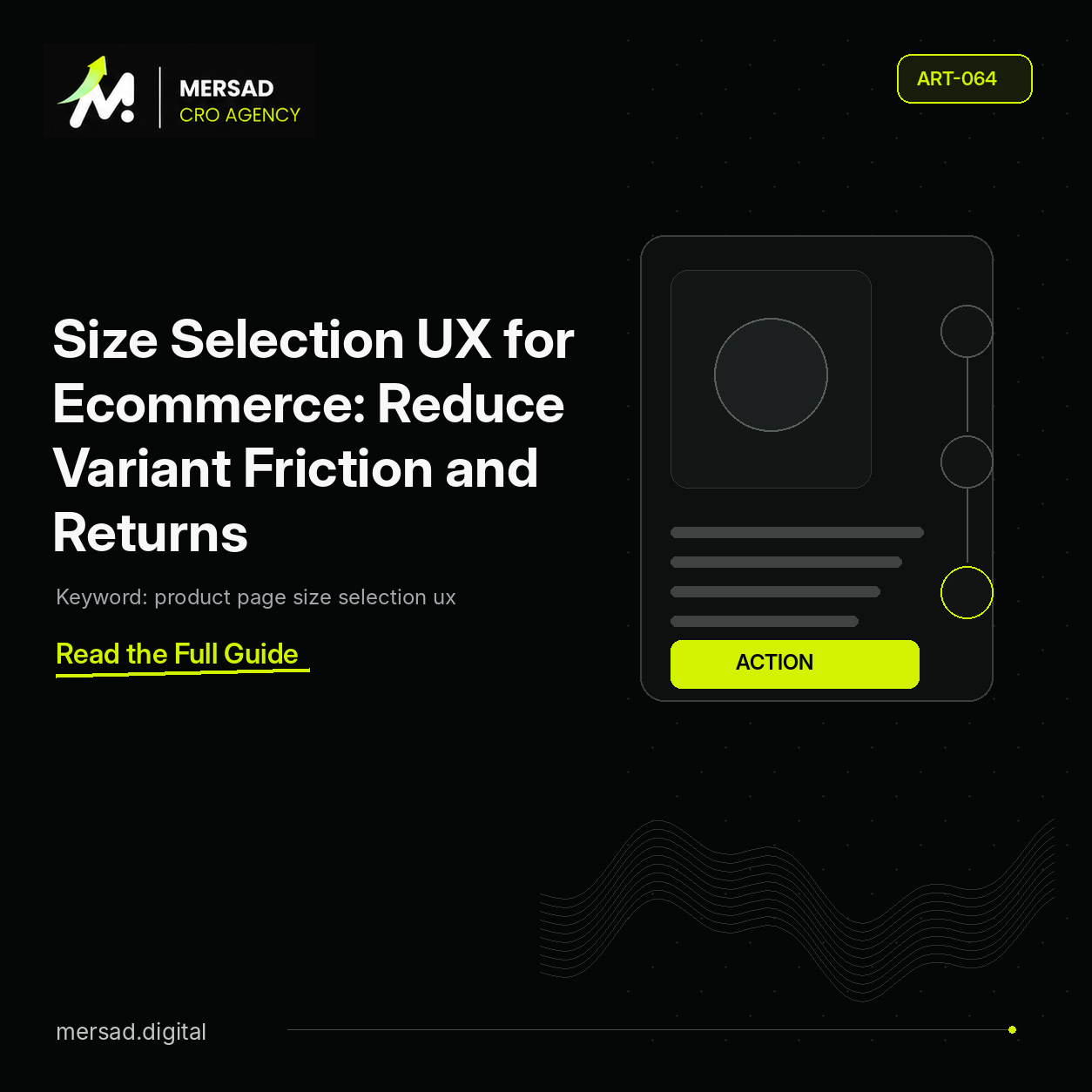 Size Selection UX for Ecommerce: Reduce Variant Friction and Returns — Mersad ecommerce CRO insight.