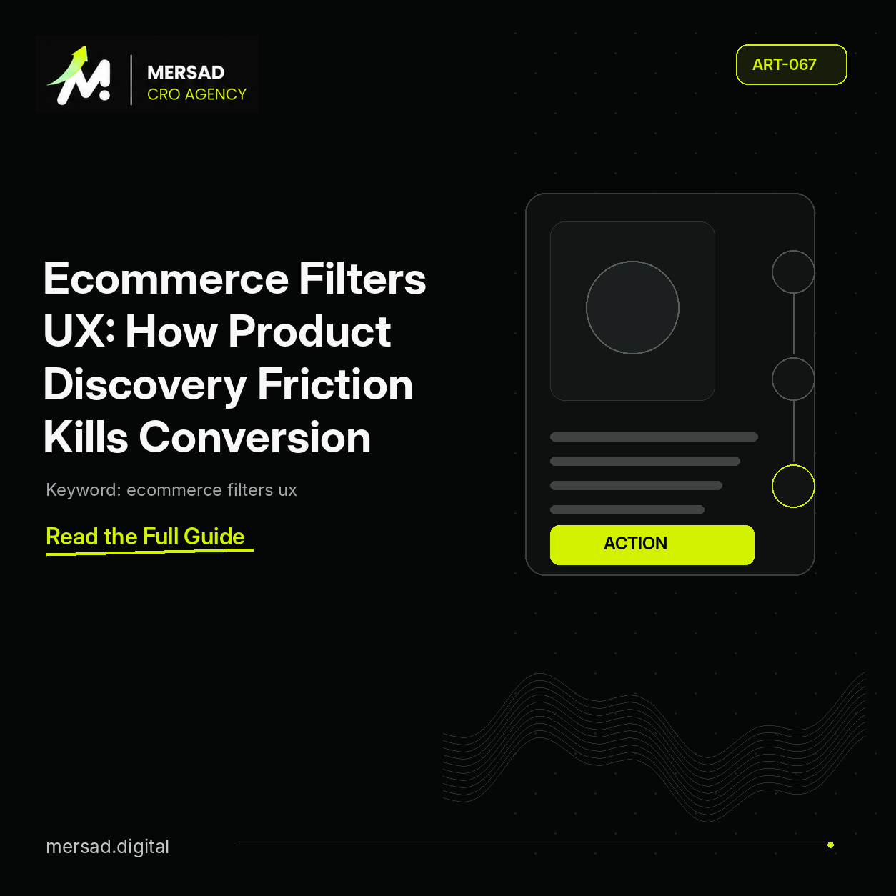 Ecommerce Filters UX: How Product Discovery Friction Kills Conversion — Mersad ecommerce CRO insight.