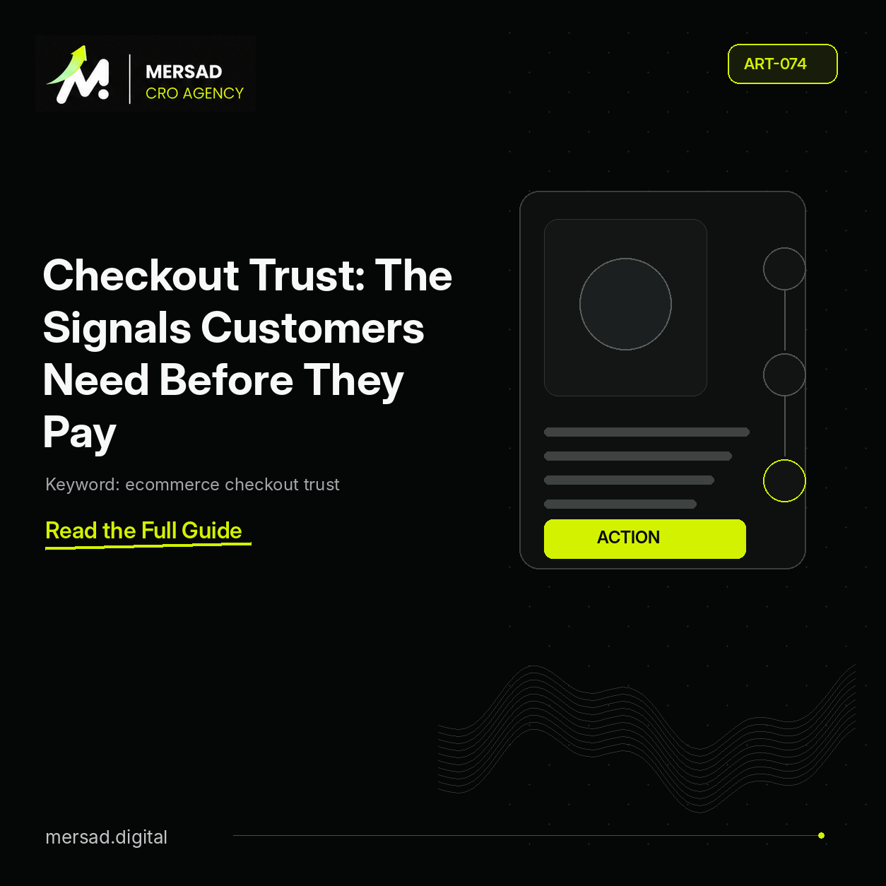 Checkout Trust: The Signals Customers Need Before They Pay — Mersad ecommerce CRO insight.