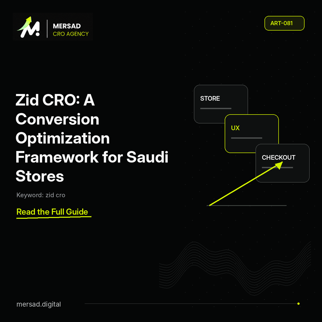 Zid CRO: A Conversion Optimization Framework for Saudi Stores — Mersad ecommerce CRO insight.