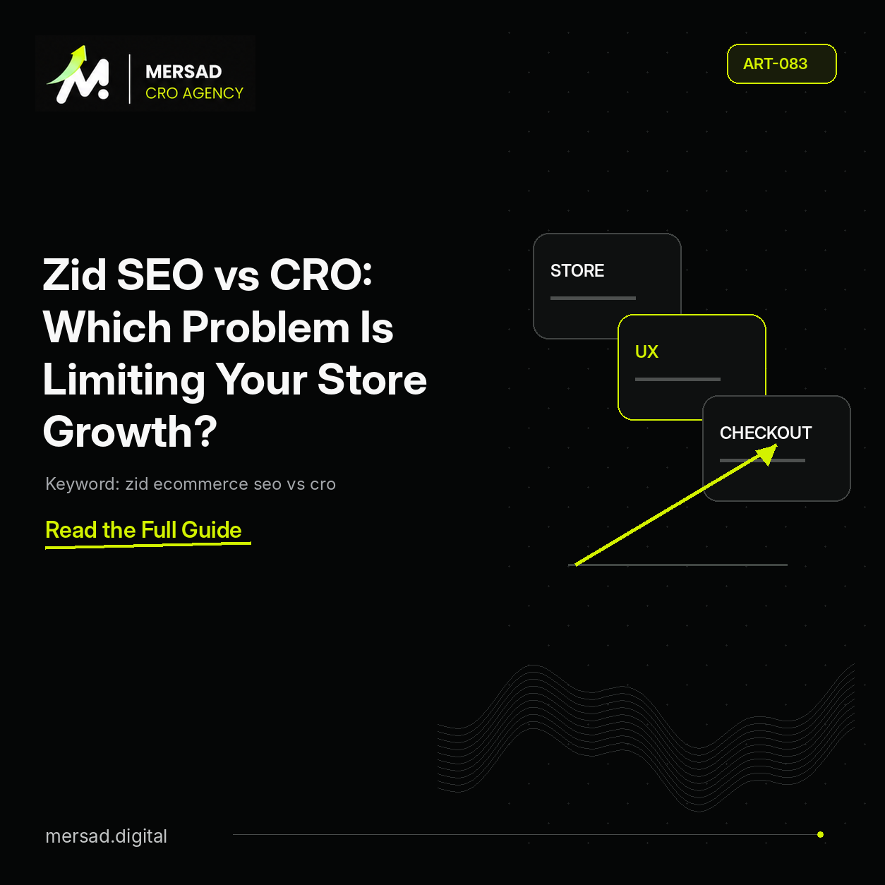 Zid SEO vs CRO: Which Problem Is Limiting Your Store Growth? — Mersad ecommerce CRO insight.