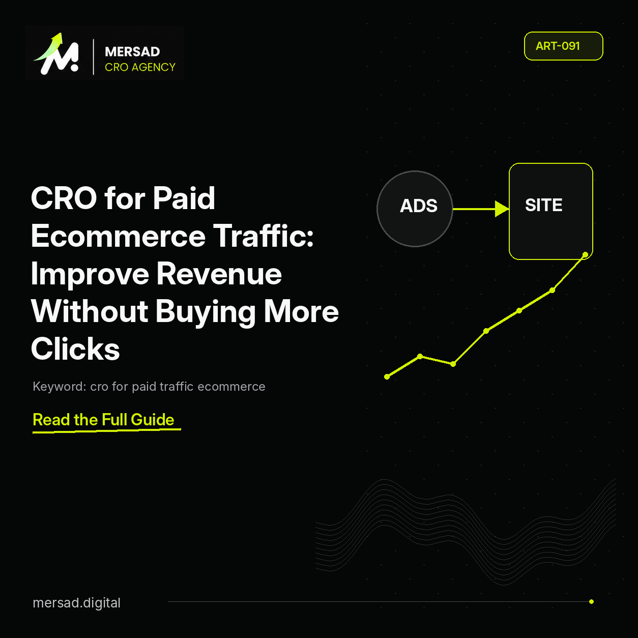 CRO for Paid Ecommerce Traffic: Improve Revenue Without Buying More Clicks — Mersad ecommerce CRO insight.
