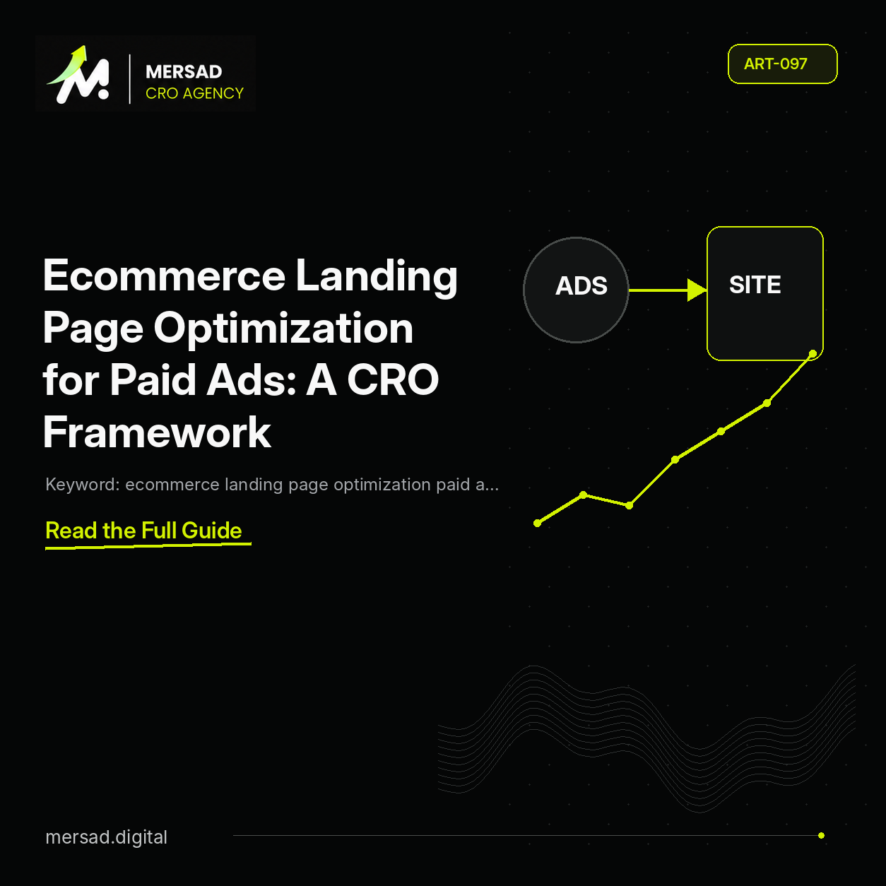 Ecommerce Landing Page Optimization for Paid Ads: A CRO Framework — Mersad ecommerce CRO insight.