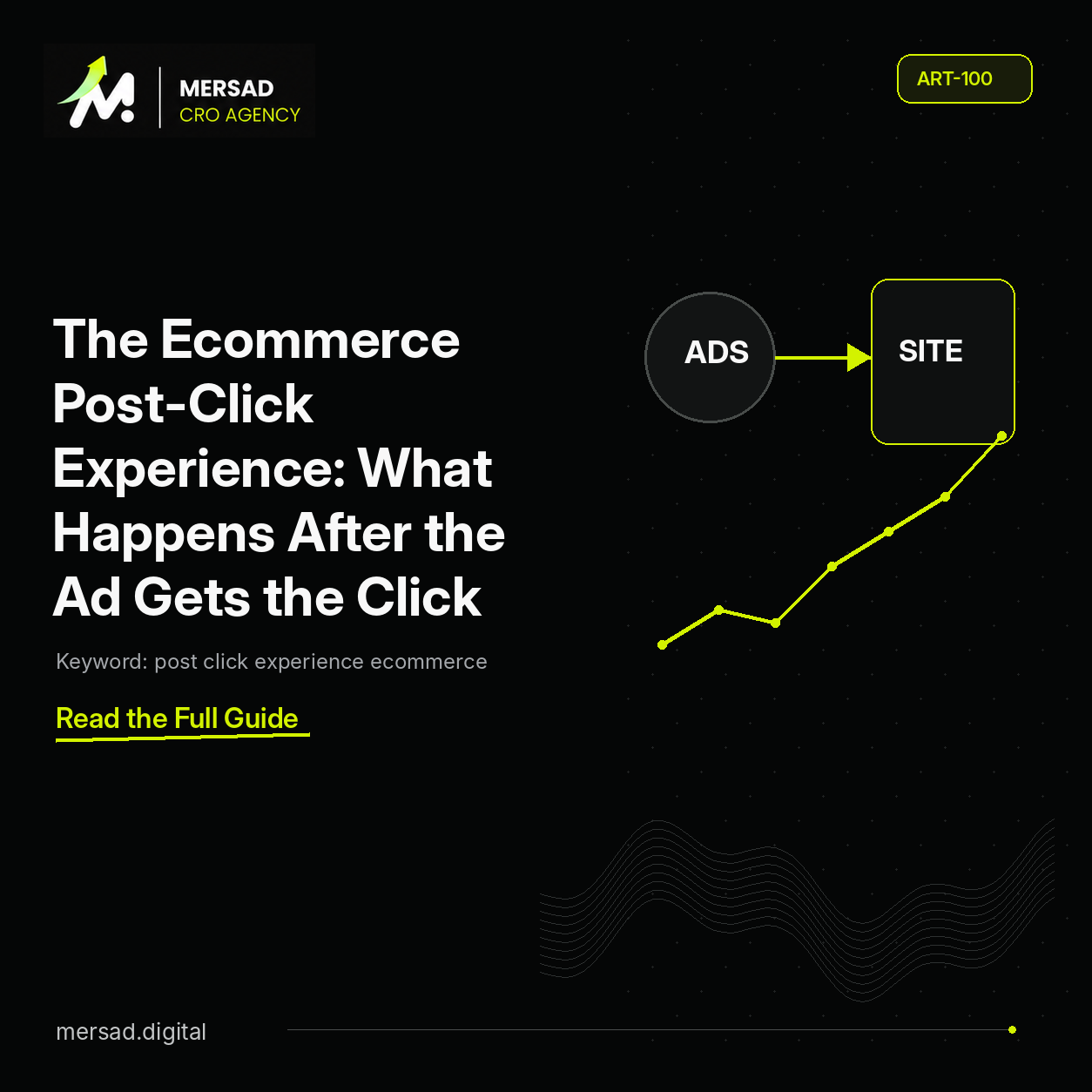 The Ecommerce Post-Click Experience: What Happens After the Ad Gets the Click — Mersad ecommerce CRO insight.